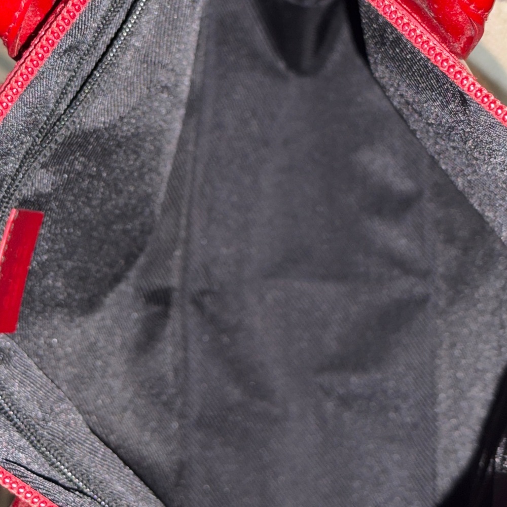 Gucci Red Monogram Canvas Tote Vintage - Picture 9 of 16
